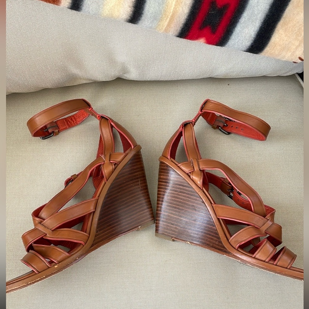 Coach Wedge Strapped Sandals - Picture 3 of 6